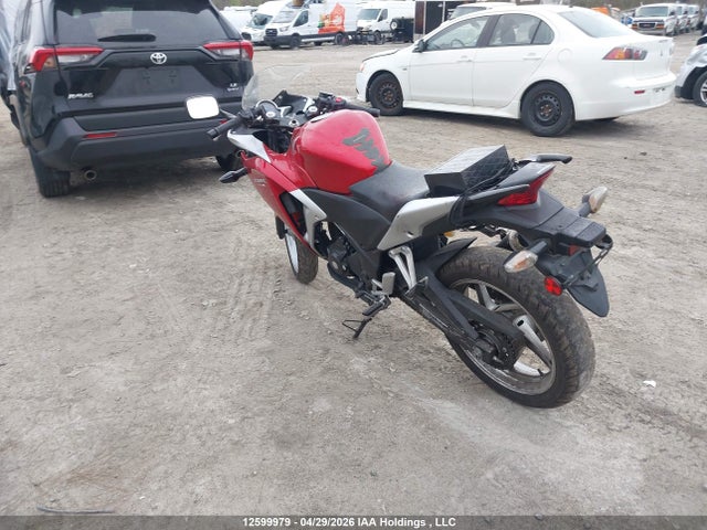 2012 Honda Cbr250 R მანქანა იყიდება აუქციონზე, vin: MLHMC4122C5300739, აუქციონის ნომერი: 12599979
