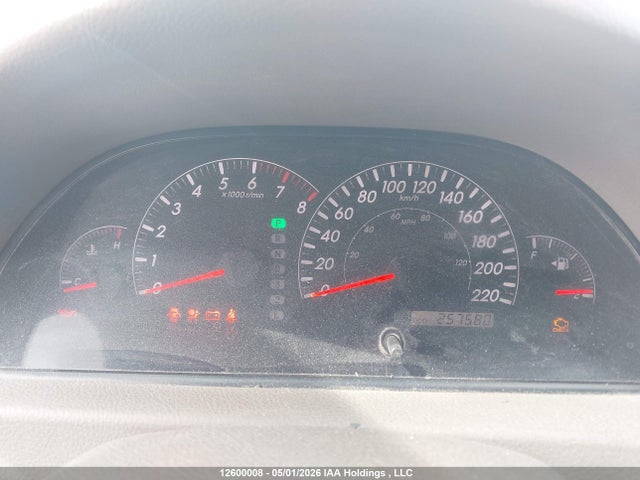 2005 Toyota Camry მანქანა იყიდება აუქციონზე, vin: 4T1BF32K45U086853, აუქციონის ნომერი: 12600008