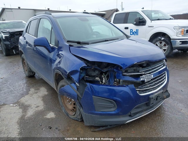 Aukcja sprzedaży 2016 Chevrolet Trax Lt, vin: 3GNCJPSB5GL242031, numer aukcji: 12585706