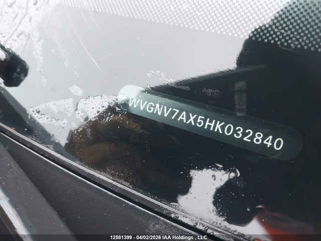 12581399 :رقم المزاد ، WVGNV7AX5HK032840 vin ، 2017 Volkswagen Tiguan Wolfsburg Edition مزاد بيع