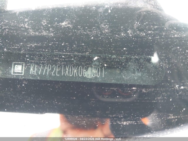 2013 Chevrolet Orlando 1lt/2lt მანქანა იყიდება აუქციონზე, vin: KL77P2ETXDK064501, აუქციონის ნომერი: 12599026