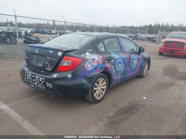 2012 Honda Civic Lx მანქანა იყიდება აუქციონზე, vin: 2HGFB2F50CH037232, აუქციონის ნომერი: 12600030