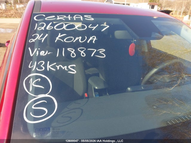 KM8HACAB7RU118873 Hyundai Kona Se