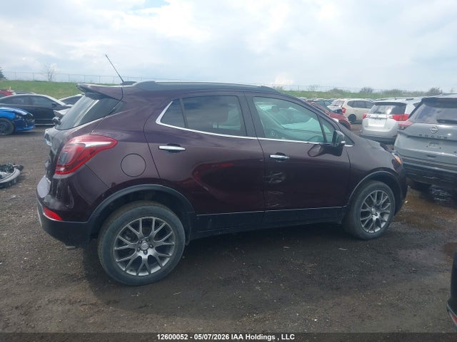 2018 Buick Encore Sport Touring მანქანა იყიდება აუქციონზე, vin: KL4CJ2SB3JB658982, აუქციონის ნომერი: 12600052
