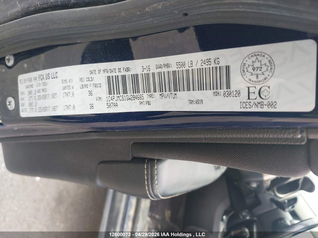 1C4PJMCS1GW284665 Jeep Cherokee Latitude