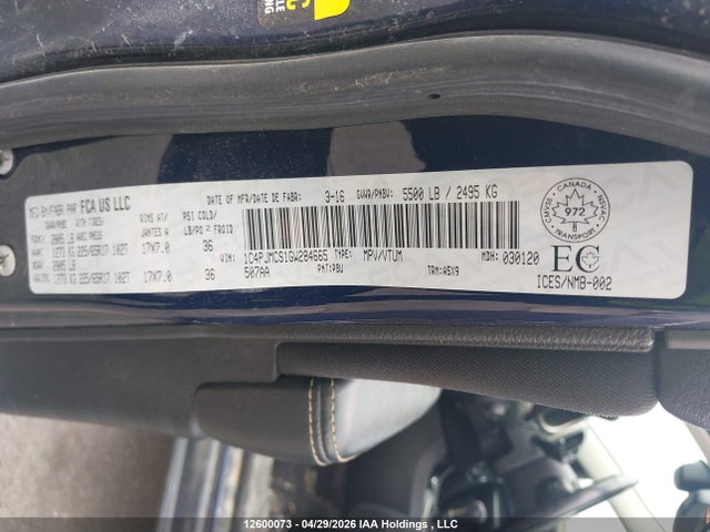 1C4PJMCS1GW284665 Jeep Cherokee Latitude