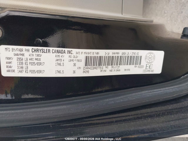 Продаж на аукціоні авто 2010 Dodge Grand Caravan Se, vin: 2D4RN4DE8AR277916, номер лоту: 12600077