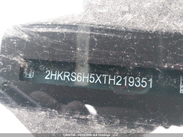2026 Honda Cr-v Sport Hybrid მანქანა იყიდება აუქციონზე, vin: 2HKRS6H5XTH219351, აუქციონის ნომერი: 12600138