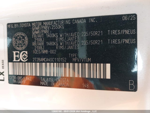 Lexus RX 350 2025 2T2BAMCA4SC110152 Image 19
