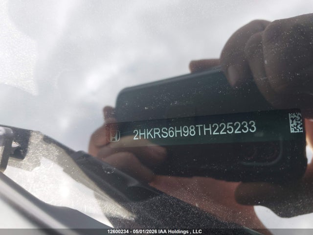 2026 Honda Cr-v Hybrid მანქანა იყიდება აუქციონზე, vin: 2HKRS6H98TH225233, აუქციონის ნომერი: 12600234