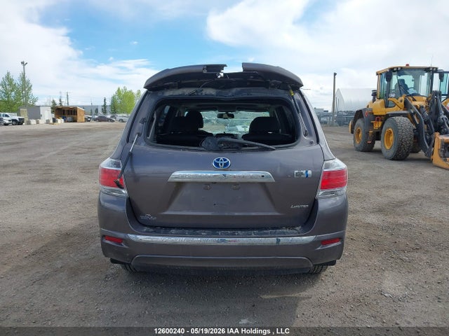 12600240 :رقم المزاد ، JTEDC3EH3D2011170 vin ، 2013 Toyota Highlander Hybrid Limited مزاد بيع