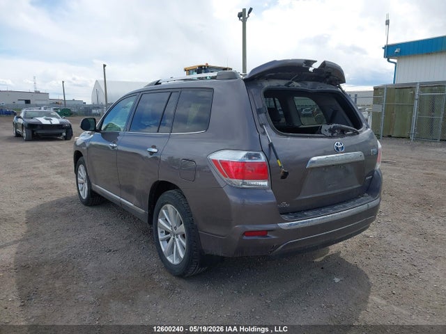 12600240 :رقم المزاد ، JTEDC3EH3D2011170 vin ، 2013 Toyota Highlander Hybrid Limited مزاد بيع