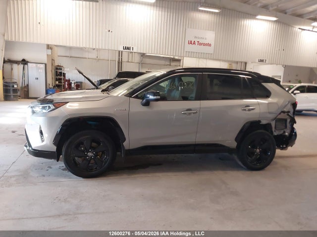 12600276 :رقم المزاد ، 2T3RWRFVXMW114781 vin ، 2021 Toyota Rav4 Hybrid Xle مزاد بيع