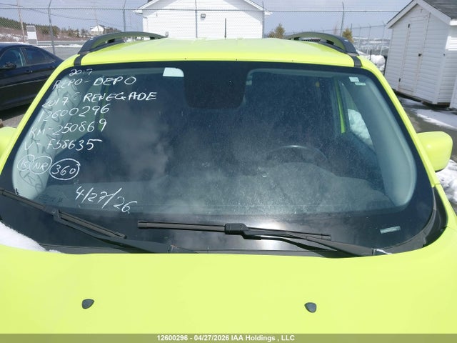 Aukcja sprzedaży 2017 Jeep Renegade Latitude, vin: ZACCJBBB0HPF58635, numer aukcji: 12600296