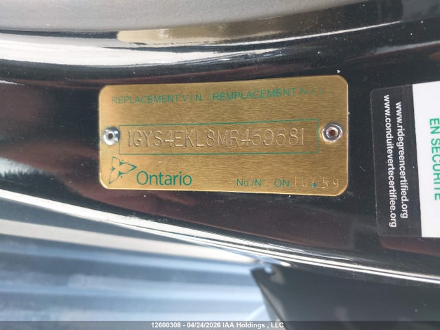 1GYS4EKL8MR459581 Cadillac Escalade