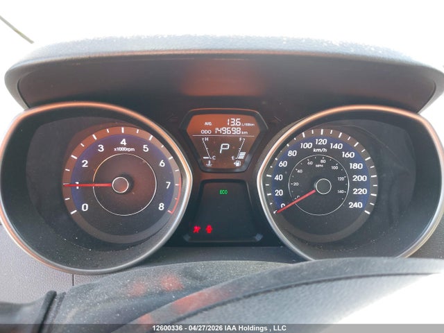 12600336 :رقم المزاد ، 5NPDH4AE4CH124226 vin ، 2012 Hyundai Elantra Gl مزاد بيع
