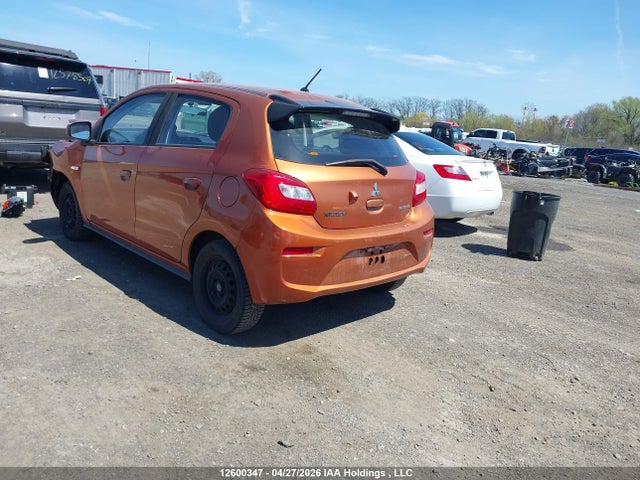 2019 Mitsubishi Mirage Es/rf მანქანა იყიდება აუქციონზე, vin: ML32A3HJ7KH004915, აუქციონის ნომერი: 12600347