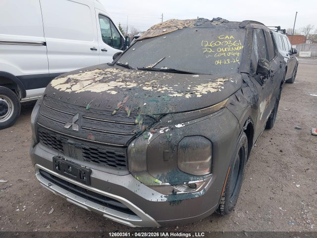 12600361 :رقم المزاد ، JA4J4VA87NZ609044 vin ، 2022 Mitsubishi Outlander Sel/sel Special Edition مزاد بيع