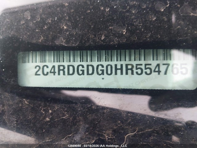 Продаж на аукціоні авто 2017 Dodge Grand Caravan Crew, vin: 2C4RDGDG0HR554765, номер лоту: 12569050