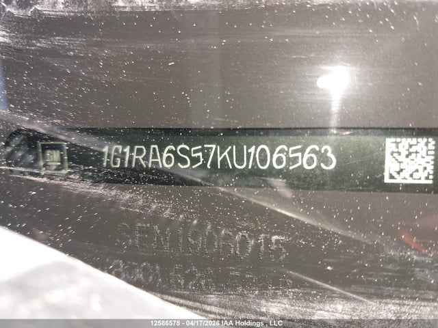 1G1RA6S57KU106563 Chevrolet VOLT LT