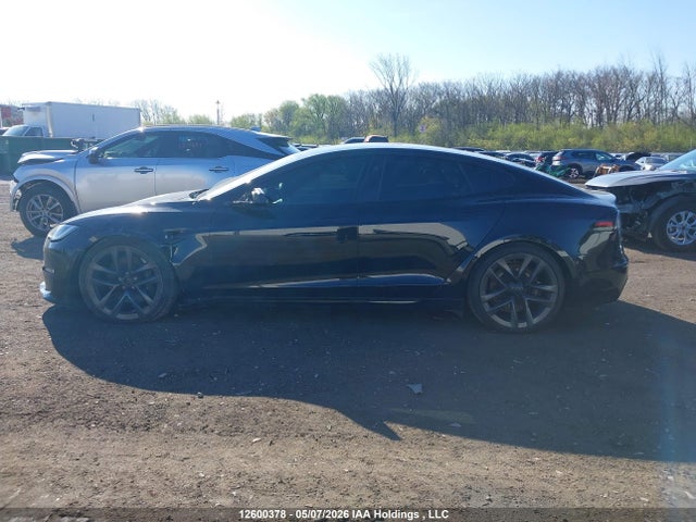 2022 Tesla Model S მანქანა იყიდება აუქციონზე, vin: 5YJSA1E5XNF485529, აუქციონის ნომერი: 12600378