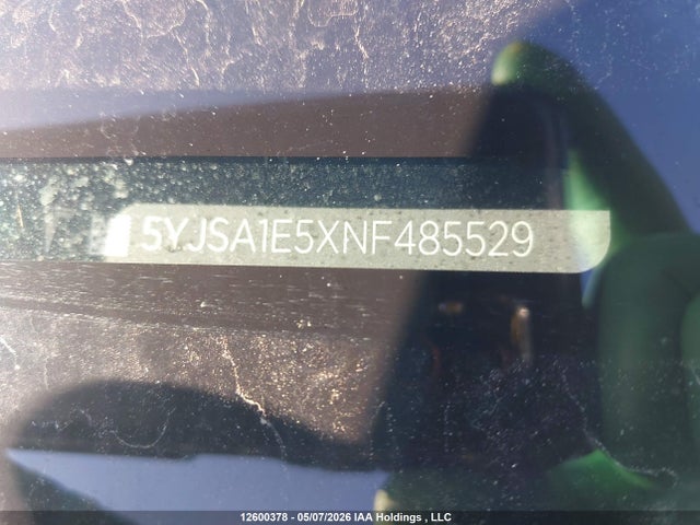 2022 Tesla Model S მანქანა იყიდება აუქციონზე, vin: 5YJSA1E5XNF485529, აუქციონის ნომერი: 12600378