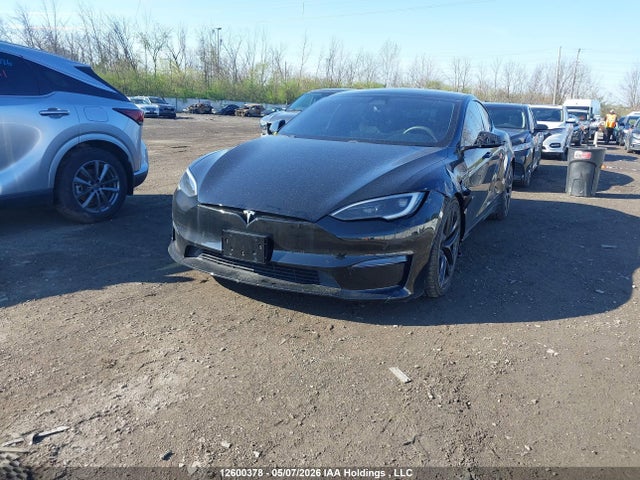 2022 Tesla Model S მანქანა იყიდება აუქციონზე, vin: 5YJSA1E5XNF485529, აუქციონის ნომერი: 12600378