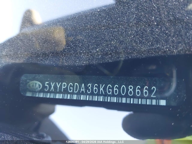 5XYPGDA36KG608662 KIA Sorento 2.4l Lx