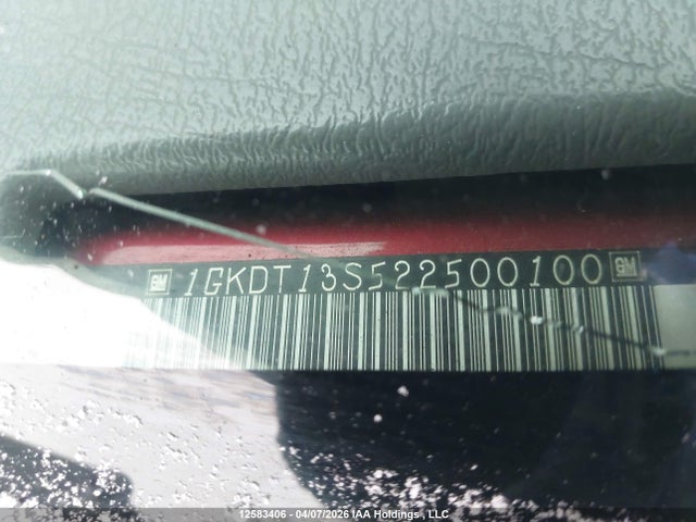 Aukcja sprzedaży 2002 Gmc Envoy Sle/slt, vin: 1GKDT13S522500100, numer aukcji: 12583406