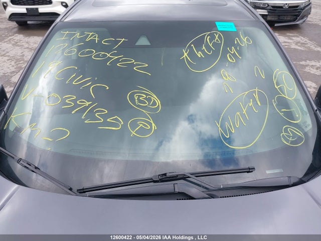 12600422 :رقم المزاد ، 2HGFC2F75KH039135 vin ، 2019 Honda Civic مزاد بيع
