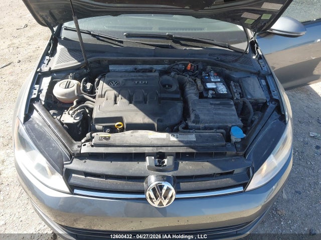2015 Volkswagen Golf Tdi მანქანა იყიდება აუქციონზე, vin: 3VW2A7AU5FM025138, აუქციონის ნომერი: 12600432