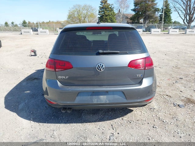 2015 Volkswagen Golf Tdi მანქანა იყიდება აუქციონზე, vin: 3VW2A7AU5FM025138, აუქციონის ნომერი: 12600432