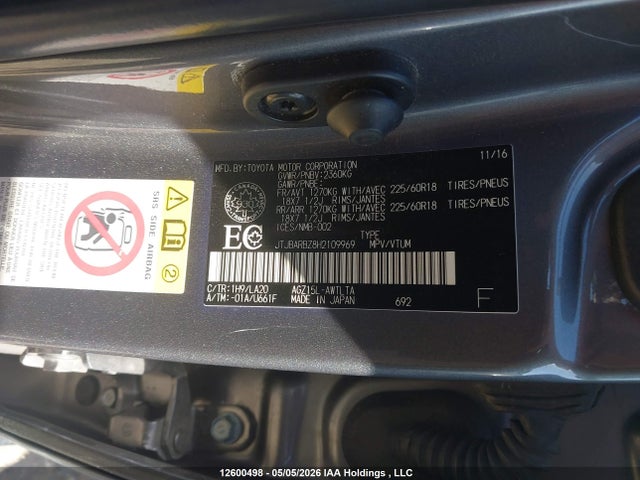 Продажа на аукционе авто 2017 Lexus Nx 200t, vin: JTJBARBZ8H2109969, номер лота: 12600498