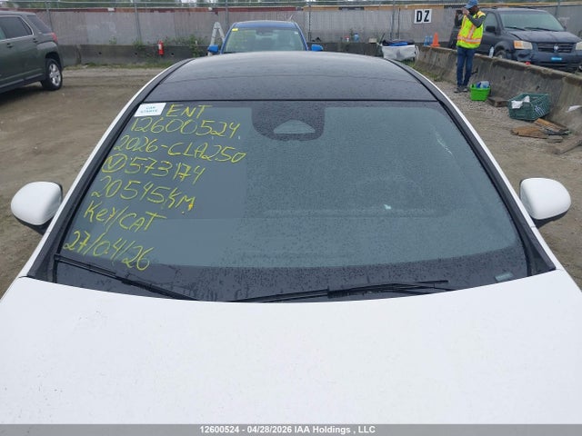 Aukcja sprzedaży 2026 Mercedes-benz Cla 250 4matic, vin: W1K5J4HB6TN573174, numer aukcji: 12600524