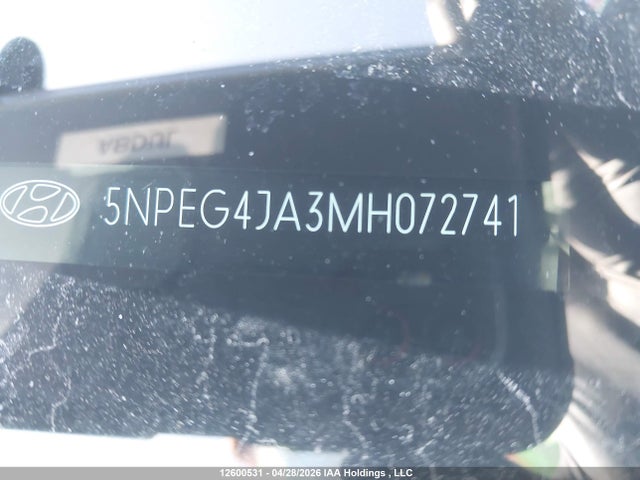 Aukcja sprzedaży 2021 Hyundai Sonata Se, vin: 5NPEG4JA3MH072741, numer aukcji: 12600531