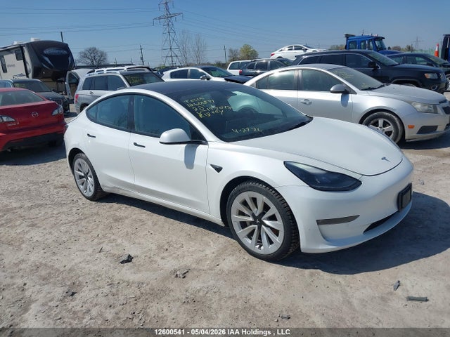 Tesla MODEL 3 2022 5YJ3E1EB0NF177042 Image 1