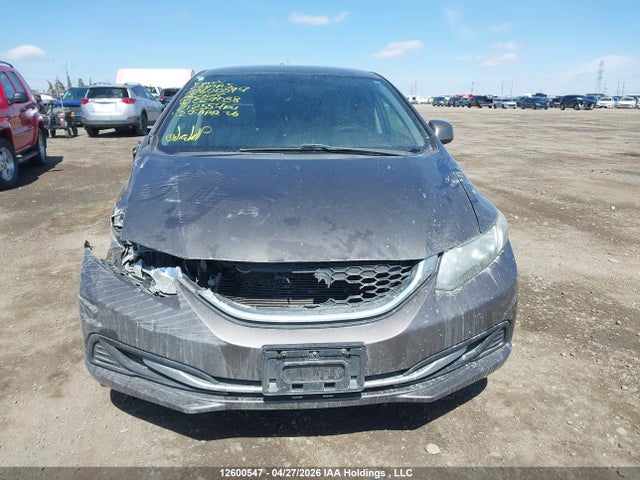 12600547 :رقم المزاد ، 2HGFB2F48DH027038 vin ، 2013 Honda Civic Lx مزاد بيع