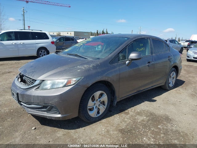 12600547 :رقم المزاد ، 2HGFB2F48DH027038 vin ، 2013 Honda Civic Lx مزاد بيع