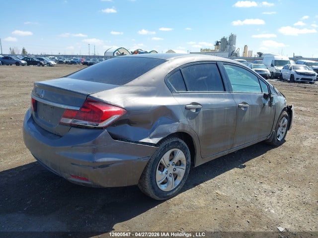 12600547 :رقم المزاد ، 2HGFB2F48DH027038 vin ، 2013 Honda Civic Lx مزاد بيع