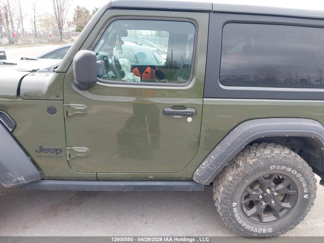 2022 Jeep Wrangler Willys მანქანა იყიდება აუქციონზე, vin: 1C4HJXAG1NW202130, აუქციონის ნომერი: 12600550