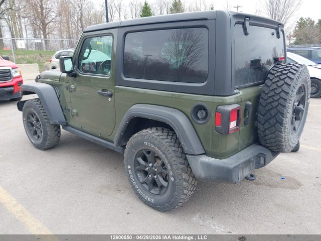 2022 Jeep Wrangler Willys მანქანა იყიდება აუქციონზე, vin: 1C4HJXAG1NW202130, აუქციონის ნომერი: 12600550