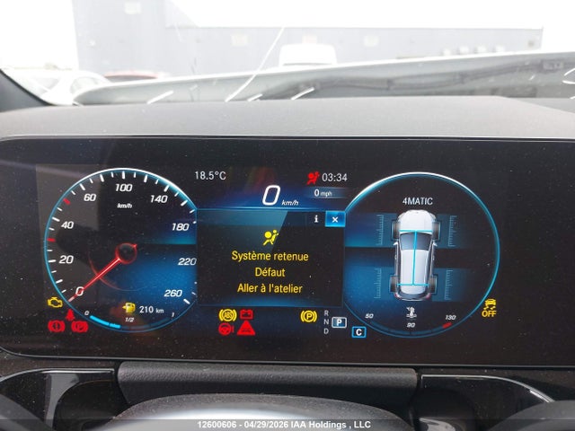 2023 Mercedes-benz Gla 250 4matic მანქანა იყიდება აუქციონზე, vin: W1N4N4HB9PJ487096, აუქციონის ნომერი: 12600606