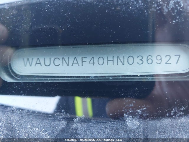Продажа на аукционе авто 2017 Audi A4, vin: WAUCNAF40HN036927, номер лота: 12600607