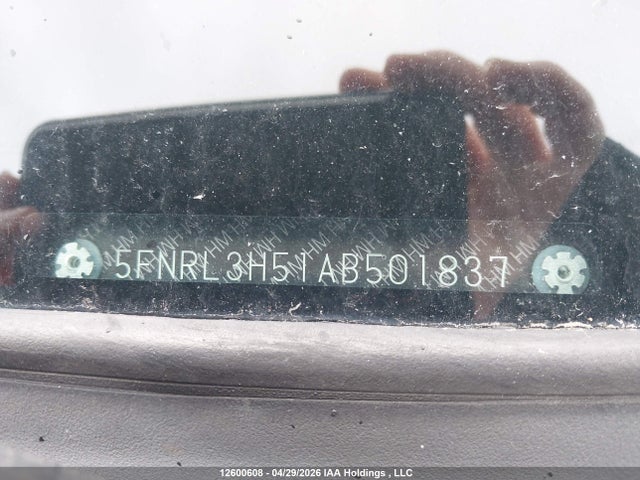 Продаж на аукціоні авто 2010 Honda Odyssey Se, vin: 5FNRL3H51AB501837, номер лоту: 12600608