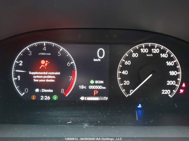2HKRS4H55TH109165 Honda Cr-v Sport
