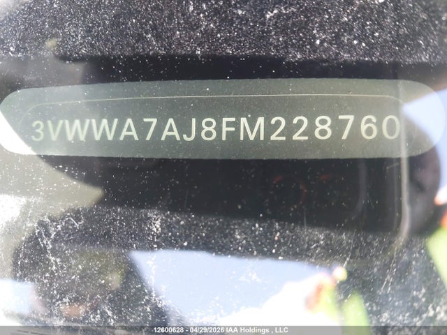 3VWWA7AJ8FM228760 Volkswagen JETTA TDI