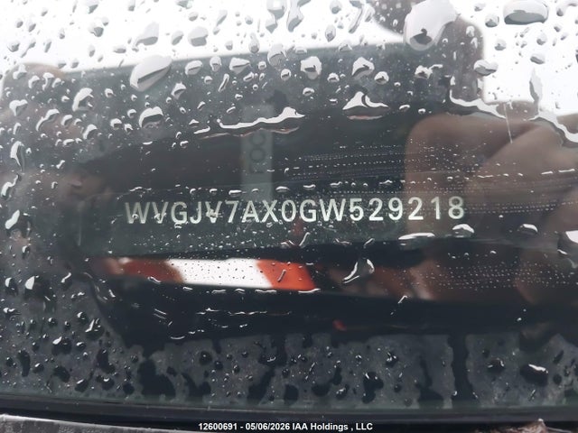 WVGJV7AX0GW529218 Volkswagen Tiguan