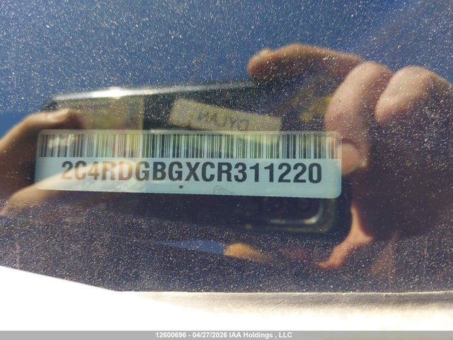 Aukcja sprzedaży 2012 Dodge Grand Caravan Se/sxt, vin: 2C4RDGBGXCR311220, numer aukcji: 12600696