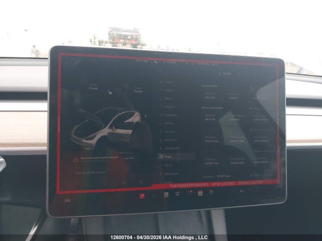 7SAYGDEE5PF699103 Tesla Model Y