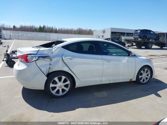 2013 Hyundai Elantra Limited მანქანა იყიდება აუქციონზე, vin: 5NPDH4AE3DH181552, აუქციონის ნომერი: 12600712